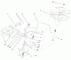 Toro 72106 (270-H) - 270-H Lawn and Garden Tractor, 1999 (9900001-9999999) Ersatzteile STEERING WHEEL & TILE ASSEMBLY