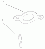 Toro 72108 (270-H) - 270-H Lawn and Garden Tractor, 2000 (200000001-200999999) Ersatzteile EXHAUST