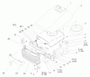 Toro 72108 (270-H) - 270-H Lawn and Garden Tractor, 2000 (200000001-200999999) Ersatzteile HOOD & GRILL ASSEMBLY