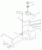 Toro 72200 (416XT) - 416XT Garden Tractor, 2003 (230000001-230999999) Ersatzteile FUEL TANK ASSEMBLY