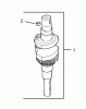 Toro 72200 (416XT) - 416XT Garden Tractor, 2003 (230000001-230999999) Ersatzteile GROUP 1-CRANKSHAFT ASSEMBLY