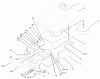 Toro 72200 (416XT) - 416XT Garden Tractor, 2003 (230000001-230999999) Ersatzteile HOOD AND GRILL ASSEMBLY