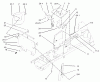Toro 72200 (416XT) - 416XT Garden Tractor, 2003 (230000001-230999999) Ersatzteile HOODSTAND AND FIREWALL ASSEMBLY