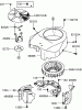 Toro 72201 (417XT) - 417XT Garden Tractor, 2004 (240000001-240999999) Ersatzteile COOLING EQUIPMENT ASSEMBLY KAWASAKI FH541V-BS04
