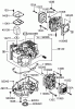 Toro 72201 (417XT) - 417XT Garden Tractor, 2004 (240000001-240999999) Ersatzteile CYLINDER/CRANKCASE ASSEMBLY KAWASAKI FH541V-BS04
