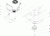 Toro 72201 (417XT) - 417XT Garden Tractor, 2004 (240000001-240999999) Ersatzteile ENGINE, MUFFLER AND PTO ASSEMBLY