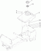 Toro 72201 (417XT) - 417XT Garden Tractor, 2004 (240000001-240999999) Ersatzteile FUEL TANK ASSEMBLY