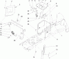 Toro 72201 (417XT) - 417XT Garden Tractor, 2004 (240000001-240999999) Ersatzteile HOODSTAND AND FIREWALL ASSEMBLY
