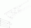 Toro 72201 (417XT) - 417XT Garden Tractor, 2004 (240000001-240999999) Ersatzteile PTO STOP ASSEMBLY