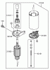 Toro 72201 (417XT) - 417XT Garden Tractor, 2004 (240000001-240999999) Ersatzteile STARTER ASSEMBLY KAWASAKI FH541V-BS04