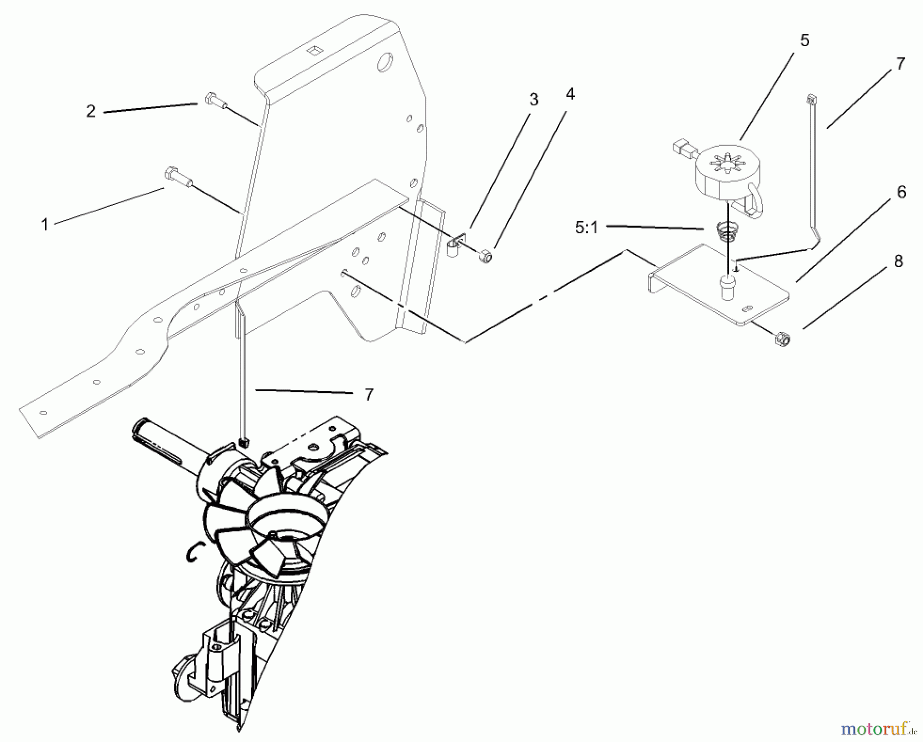  Toro Neu Mowers, Lawn & Garden Tractor Seite 1 72202 (419XT) - Toro 419XT Garden Tractor, 2003 (230000001-230999999) CRUISE CONTROL ASSEMBLY