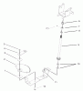 Toro 72202 (419XT) - 419XT Garden Tractor, 2003 (230000001-230999999) Ersatzteile LOWER STEERING WHEEL AND TILT ASSEMBLY