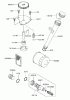 Toro 72202 (419XT) - 419XT Garden Tractor, 2003 (230000001-230999999) Ersatzteile LUBRICATION EQUIPMENT ASSEMBLY KAWASAKI FH580V-AS06