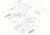Toro 72202 (419XT) - 419XT Garden Tractor, 2004 (240000001-240999999) Ersatzteile FENDER AND FOOTREST ASSEMBLY
