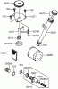 Toro 72202 (419XT) - 419XT Garden Tractor, 2004 (240000001-240999999) Ersatzteile LUBERICATION EQUIPMENT ASSEMBLY  KAWASAKI FH580V-BS06