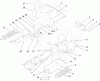 Toro 72211 (420) - 420 Garden Tractor, 2006 (260000001-260999999) Ersatzteile FENDER AND FOOTREST ASSEMBLY
