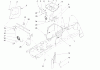 Toro 72212 (419XT) - 419XT Garden Tractor, 2004 (240000001-240999999) Ersatzteile HOODSTAND AND FIREWALL ASSEMBLY