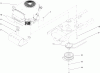 Toro 72212 (430) - 430 Garden Tractor, 2006 (260000001-260999999) Ersatzteile ENGINE, MUFFLER AND PTO ASSEMBLY