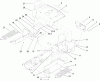Toro 72212 (430) - 430 Garden Tractor, 2006 (260000001-260999999) Ersatzteile FENDER AND FOOTREST ASSEMBLY