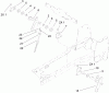 Toro 72212 (430) - 430 Garden Tractor, 2006 (260000001-260999999) Ersatzteile MANUAL LIFT LEVER ASSEMBLY
