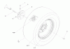 Toro 72212 (430) - 430 Garden Tractor, 2006 (260000001-260999999) Ersatzteile REAR WHEEL ASSEMBLY