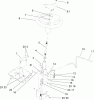 Toro 72212 (430) - 430 Garden Tractor, 2006 (260000001-260999999) Ersatzteile STEERING WHEEL AND TILT ASSEMBLY