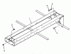 Toro 73320 (310-8) - 310-8 Garden Tractor, 1993 (3900001-3999999) Ersatzteile FRAME
