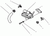 Toro 73363 (312-8) - 312-8 Garden Tractor, 1996 (6900001-6999999) Ersatzteile FUEL PUMP