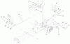 Toro 73363 (312-8) - 312-8 Garden Tractor, 1997 (7900001-7999999) Ersatzteile BRAKE