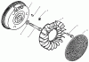Toro 73363 (312-8) - 312-8 Garden Tractor, 1997 (7900001-7999999) Ersatzteile FLYWHEEL