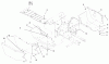 Toro 73363 (312-8) - 312-8 Garden Tractor, 1997 (7900001-7999999) Ersatzteile FOOTREST & HOODSTAND SIDE COVERS