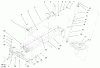 Toro 73363 (312-8) - 312-8 Garden Tractor, 1997 (7900001-7999999) Ersatzteile FRAME AXLE AND STEERING SYSTEM