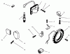 Toro 73363 (312-8) - 312-8 Garden Tractor, 1997 (7900001-7999999) Ersatzteile IGNITION SYSTEM