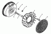 Toro 73380 (312-8) - 312-8 Garden Tractor, 1993 (3900001-3999999) Ersatzteile FLYWHEEL