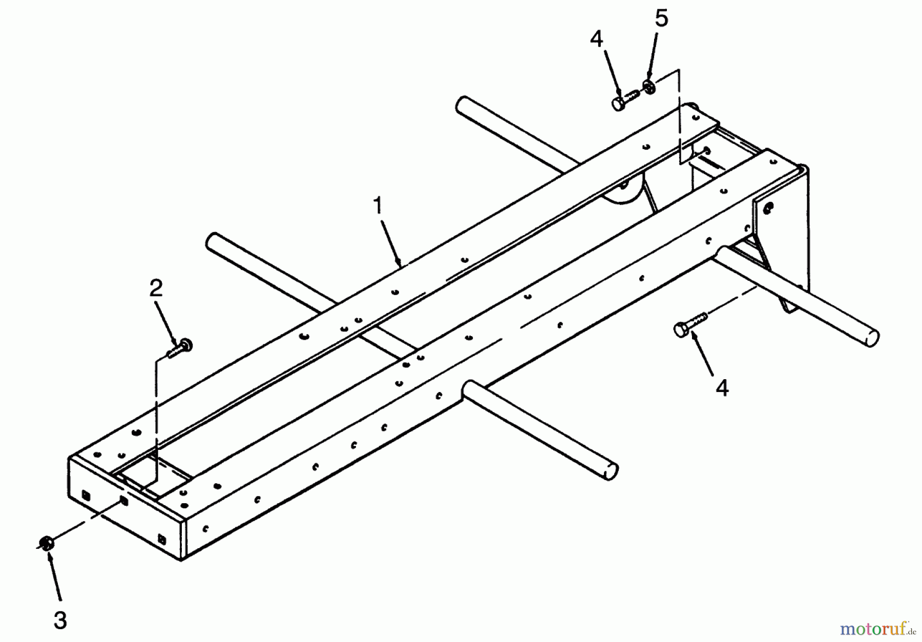  Toro Neu Mowers, Lawn & Garden Tractor Seite 1 73380 (312-8) - Toro 312-8 Garden Tractor, 1993 (3900001-3999999) FRAME