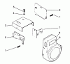 Toro 73400 (314-8) - 314-8 Garden Tractor, 1993 (3900001-3999999) Ersatzteile BAFFLES AND SHROUDS