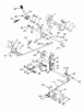 Toro 73400 (314-8) - 314-8 Garden Tractor, 1993 (3900001-3999999) Ersatzteile CLUTCH, BRAKE AND SPEED CONTROL LINKAGE