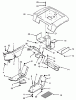 Toro 73400 (314-8) - 314-8 Garden Tractor, 1993 (3900001-3999999) Ersatzteile FENDER AND SUPPORTS