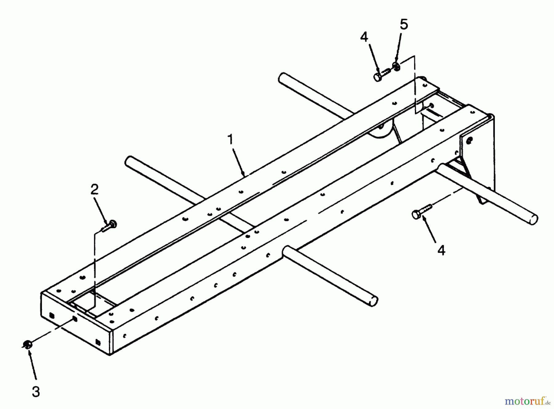 Toro Neu Mowers, Lawn & Garden Tractor Seite 1 73400 (314-8) - Toro 314-8 Garden Tractor, 1993 (3900001-3999999) FRAME