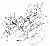 Toro 73400 (314-8) - 314-8 Garden Tractor, 1993 (3900001-3999999) Ersatzteile HOOD STAND AND SUPPORTS