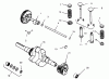 Toro 73400 (314-8) - 314-8 Garden Tractor, 1994 (4900001-4999999) Ersatzteile CAMSHAFT, CRANKSHAFT AND VALVES