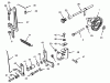 Toro 73400 (314-8) - 314-8 Garden Tractor, 1994 (4900001-4999999) Ersatzteile GOVERNOR LINKAGE