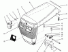 Toro 73400 (314-8) - 314-8 Garden Tractor, 1994 (4900001-4999999) Ersatzteile HOOD ASSEMBLY
