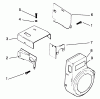 Toro 73401 (314-H) - 314-H Garden Tractor, 1993 (3900001-3999999) Ersatzteile BAFFLES AND SHROUDS