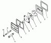 Toro 73401 (314-H) - 314-H Garden Tractor, 1993 (3900001-3999999) Ersatzteile BREATHER AND VENT