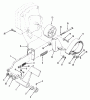 Toro 73401 (314-H) - 314-H Garden Tractor, 1993 (3900001-3999999) Ersatzteile CLUTCH, BRAKE AND SPEED CONTROL LINKAGE