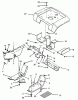 Toro 73401 (314-H) - 314-H Garden Tractor, 1993 (3900001-3999999) Ersatzteile FENDER AND SUPPORTS