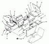 Toro 73401 (314-H) - 314-H Garden Tractor, 1993 (3900001-3999999) Ersatzteile HOOD STAND AND SUPPORTS