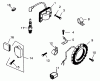 Toro 73401 (314-H) - 314-H Garden Tractor, 1993 (3900001-3999999) Ersatzteile IGNITION SYSTEM