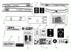 Toro 73401 (314-H) - 314-H Garden Tractor, 1995 (5900001-5900260) Ersatzteile DECALS